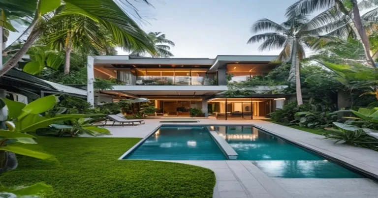 HCMC villa rental market 2026 — modern compound villa with private garden and pool