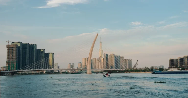 Empire City and Metropole Thu Thiem luxury towers on the Thu Thiem riverside
