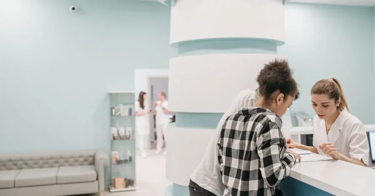 Healthcare in HCMC for expats — a modern clinic reception in Ho Chi Minh City