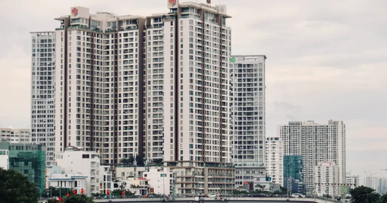 Vo Nguyen Giap Thao Dien An Phu apartment towers and Metro Line 1